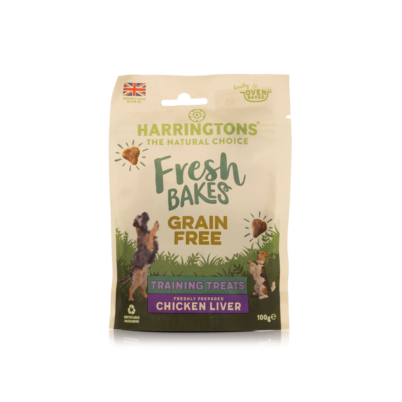 Harringtons grain free chicken dog treats 100g Spinneys UAE