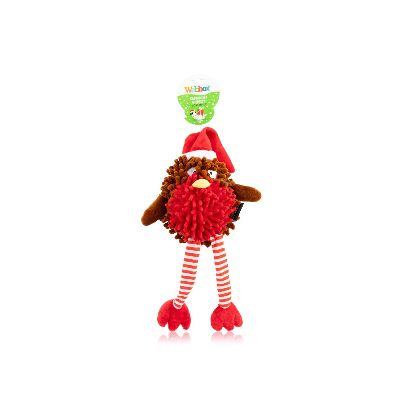 Webbox Christmas Giggler Turkey Toy for Dogs 25cm