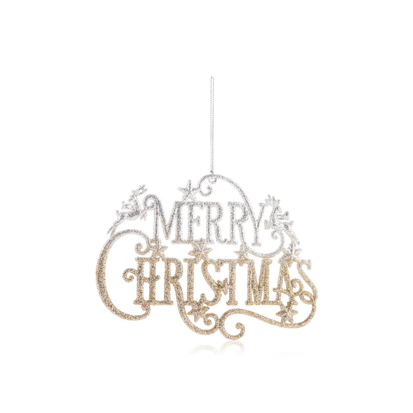 Premier Merry Christmas Silver/gold 18cm