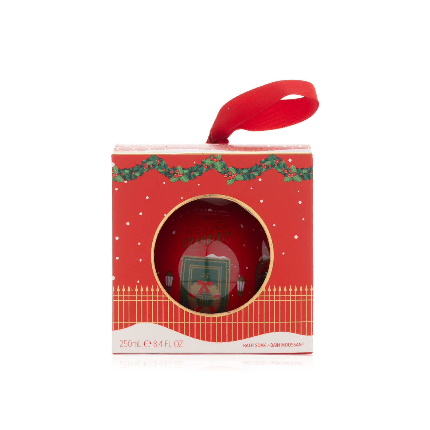 Luxury Bathing Co Wild Fig and Cranberry Bath Soak Bauble 250ml