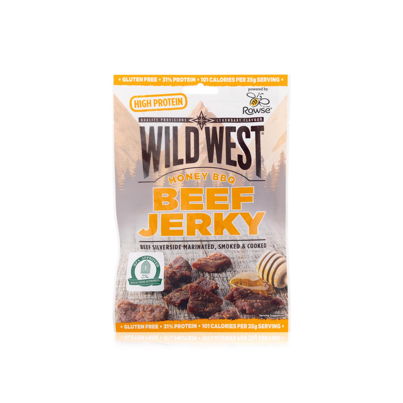 Wild West Beef Jerky Honey BBQ 70g