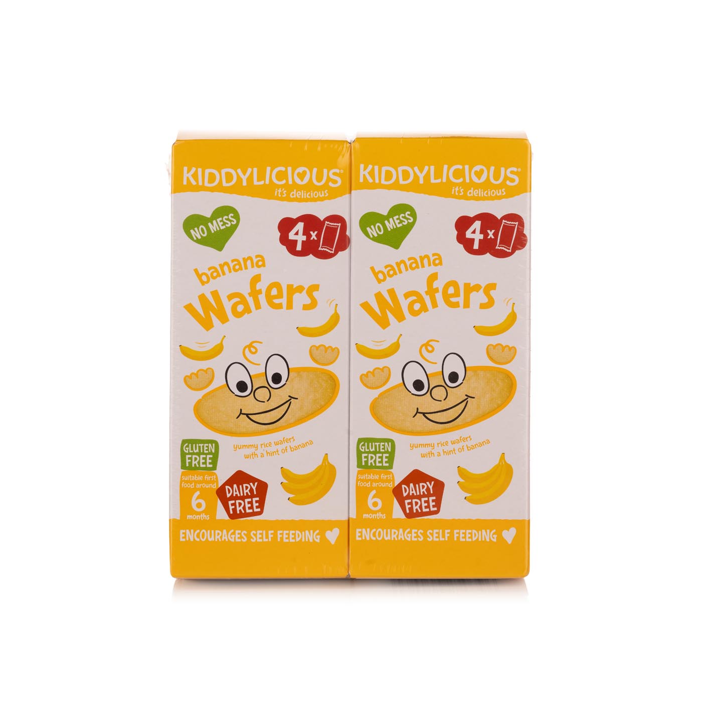 Kiddylicious Mini Banana Wafers 16g