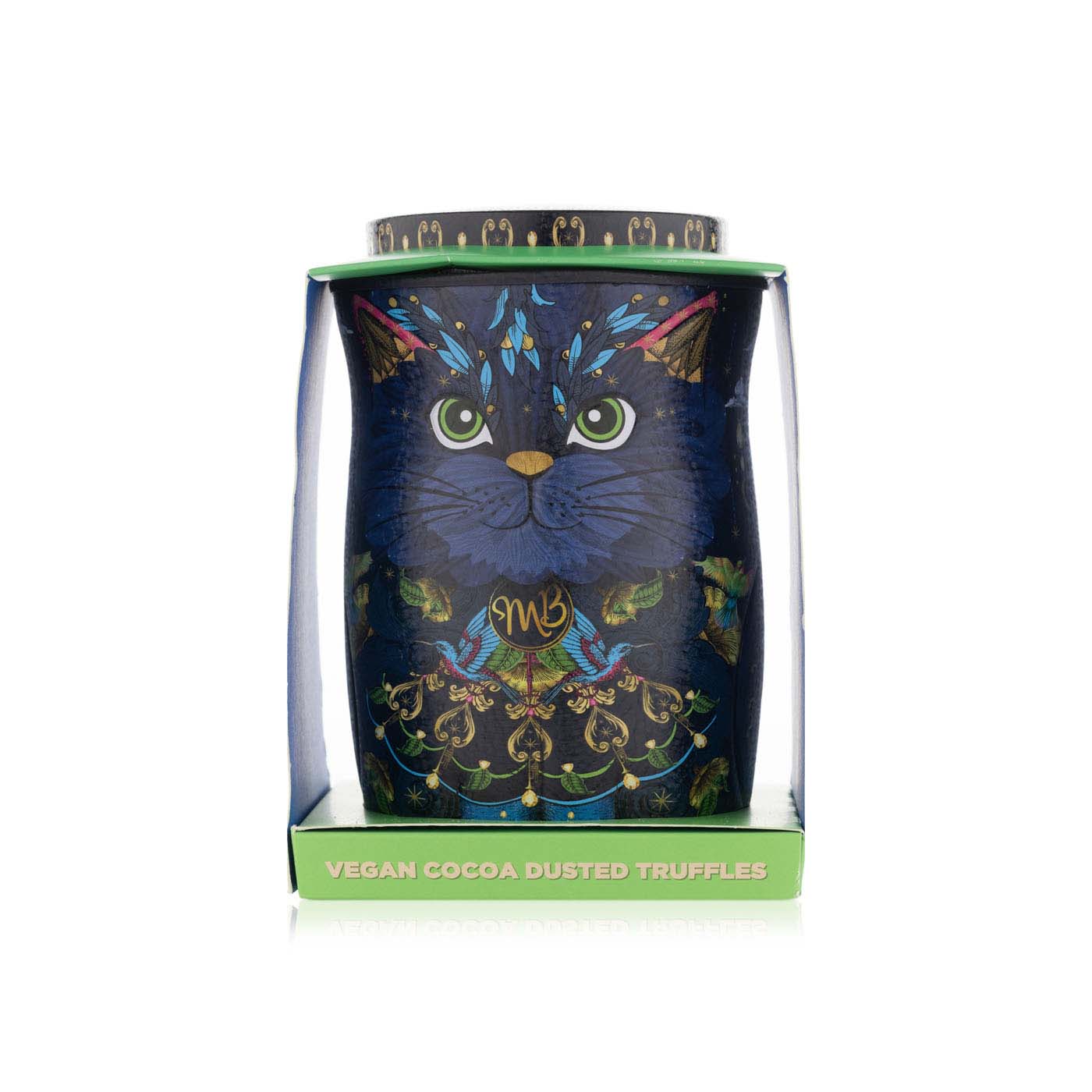 Monty Bojangles vegan cocoa dusted chocolate truffle cat tin 135g ...