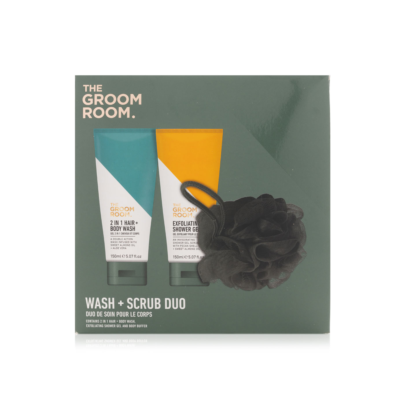The Groom Room Wash and Scrub Duo