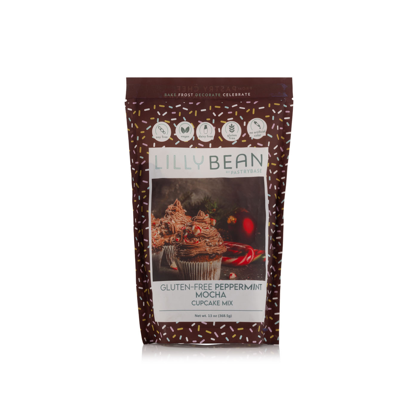 Pastrybase Lillybean Gluten-Free Peppermint Mocha Cupcake Mix 368.5g