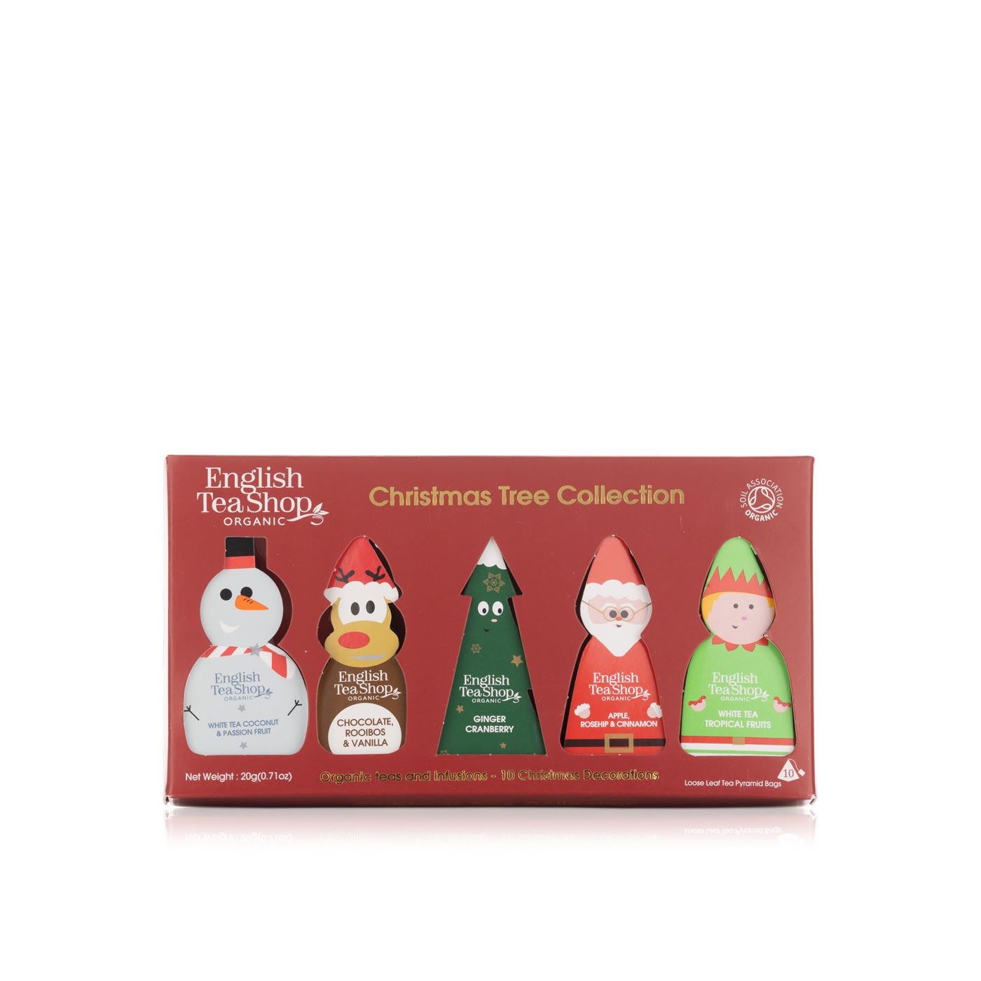 English Tea Shop Christmas Characters 10 Bags 20g