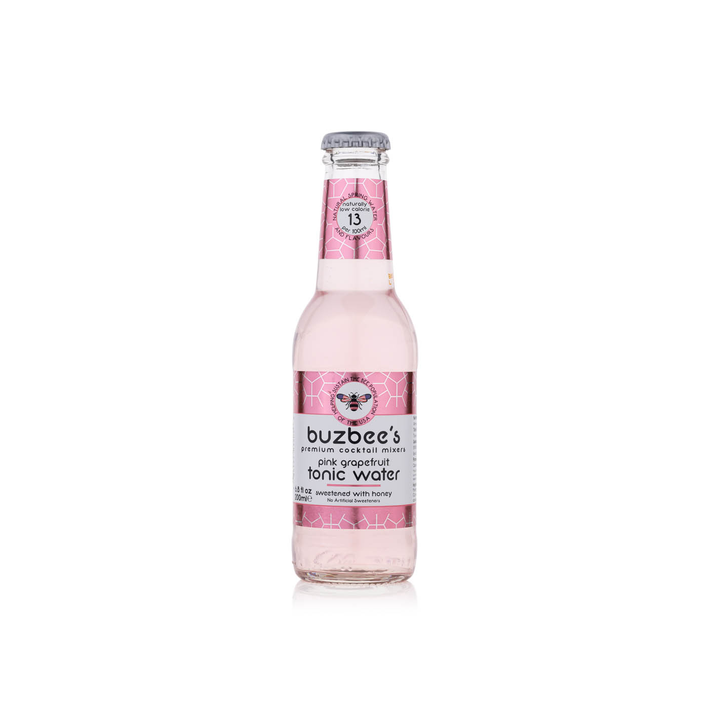 Buzbee's premium pink grapefruit tonic water 200ml - Spinneys UAE