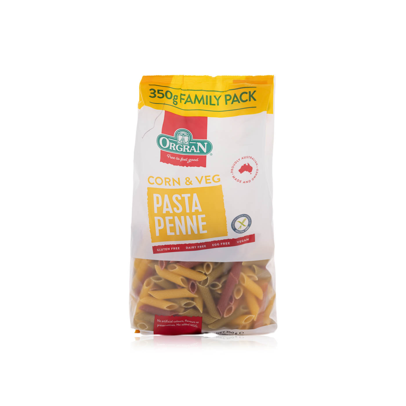 Orgran Corn & Vegetable Pasta Penne 350g