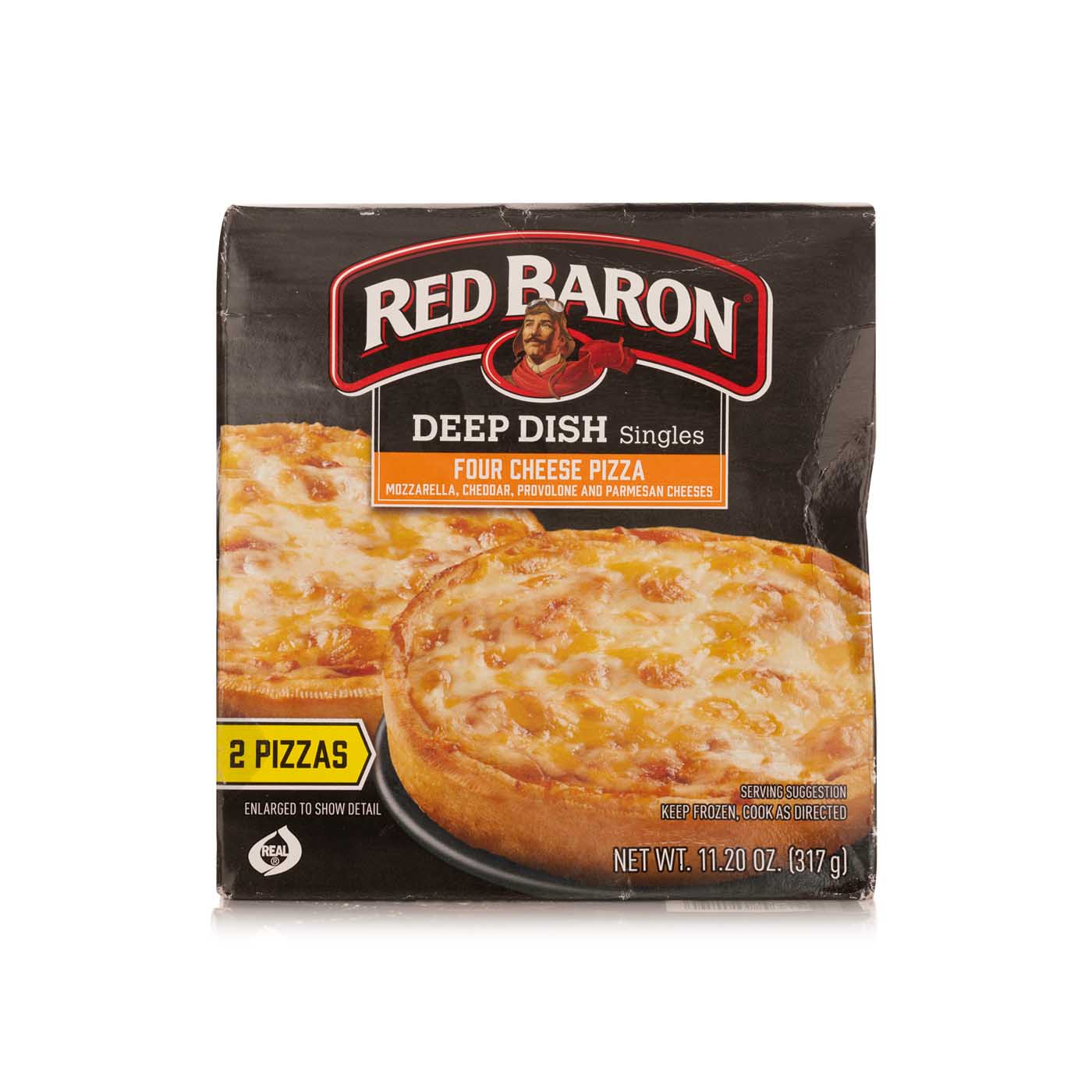 Red Baron Frozen Deep Dish Pepperoni Pizza Singles 317G