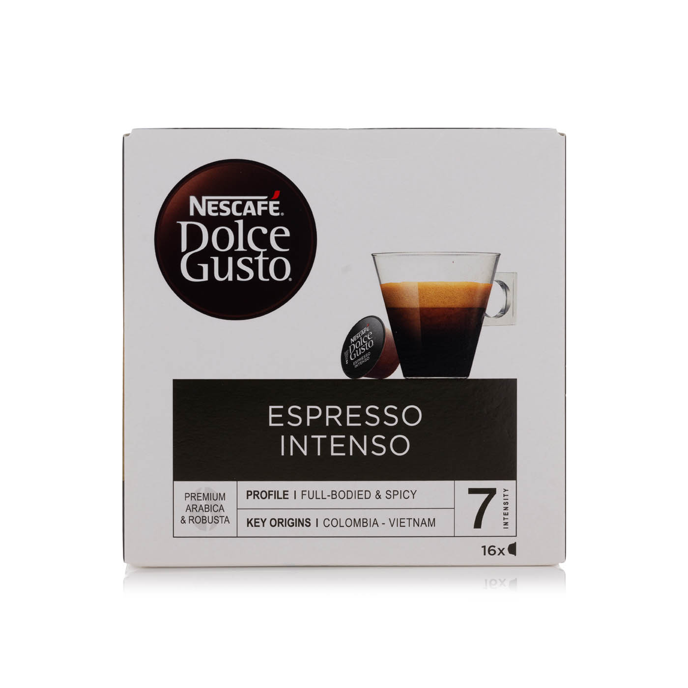 Nescafe Dolce Gusto Espresso Intenso Coffee Pods 16 Capsules 112g
