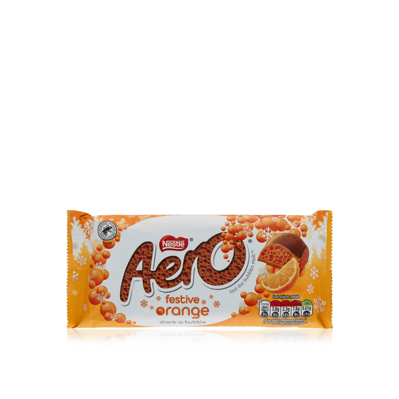 Nestle aero festive orange sharing bar 90g Spinneys UAE