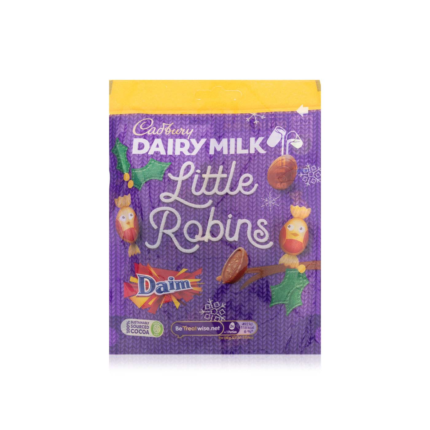 Cadbury Dairy Milk Little Robins Daim Bag 77g