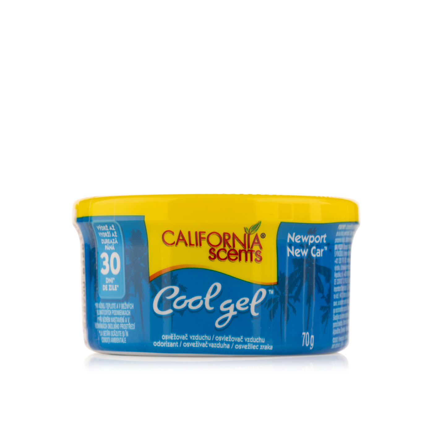 California Scents Cool Gel Air Freshener Newport New Car 70g