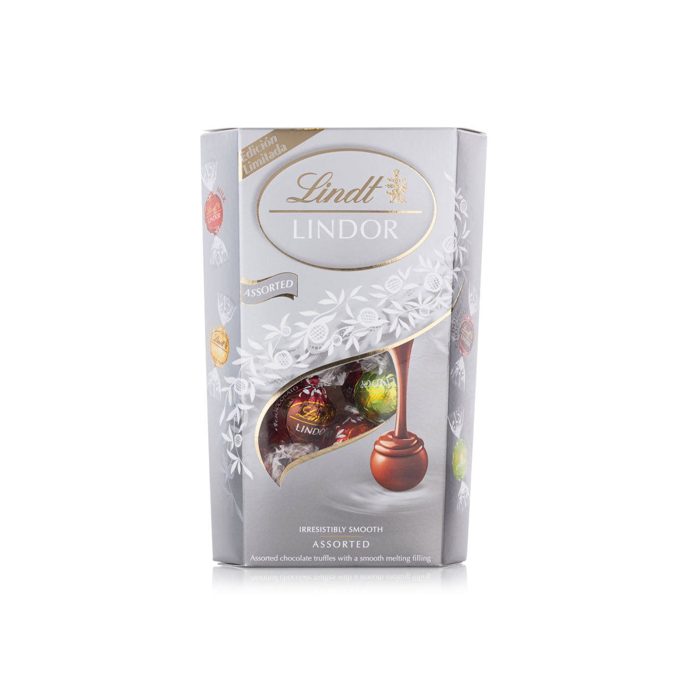 Lindt Lindor silver assorted chocolate truffles 337g Spinneys UAE