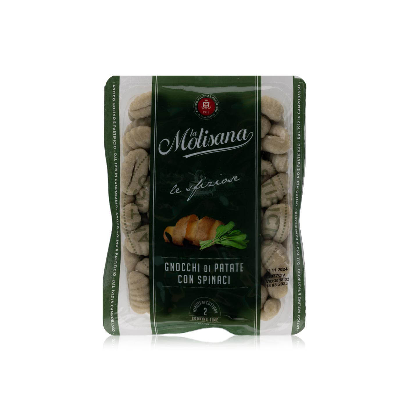 La Molisana Gnocchi Di Patate Con Spinaci 500g