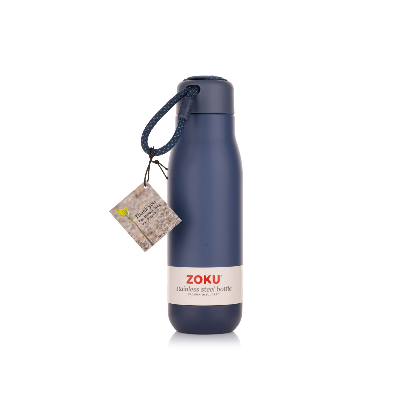 Zoku Vaccuum Insulated Bottle 500ml Navy - Spinneys UAE