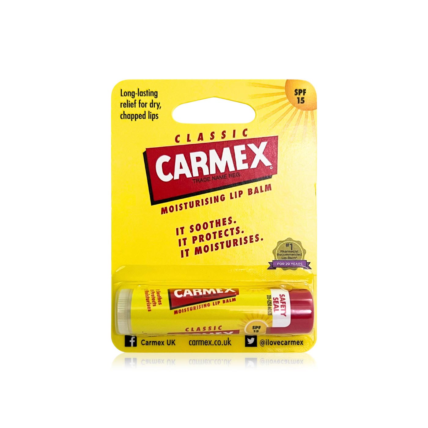 Carmex Original Lip Balm Click Stick SPF15 4.25g