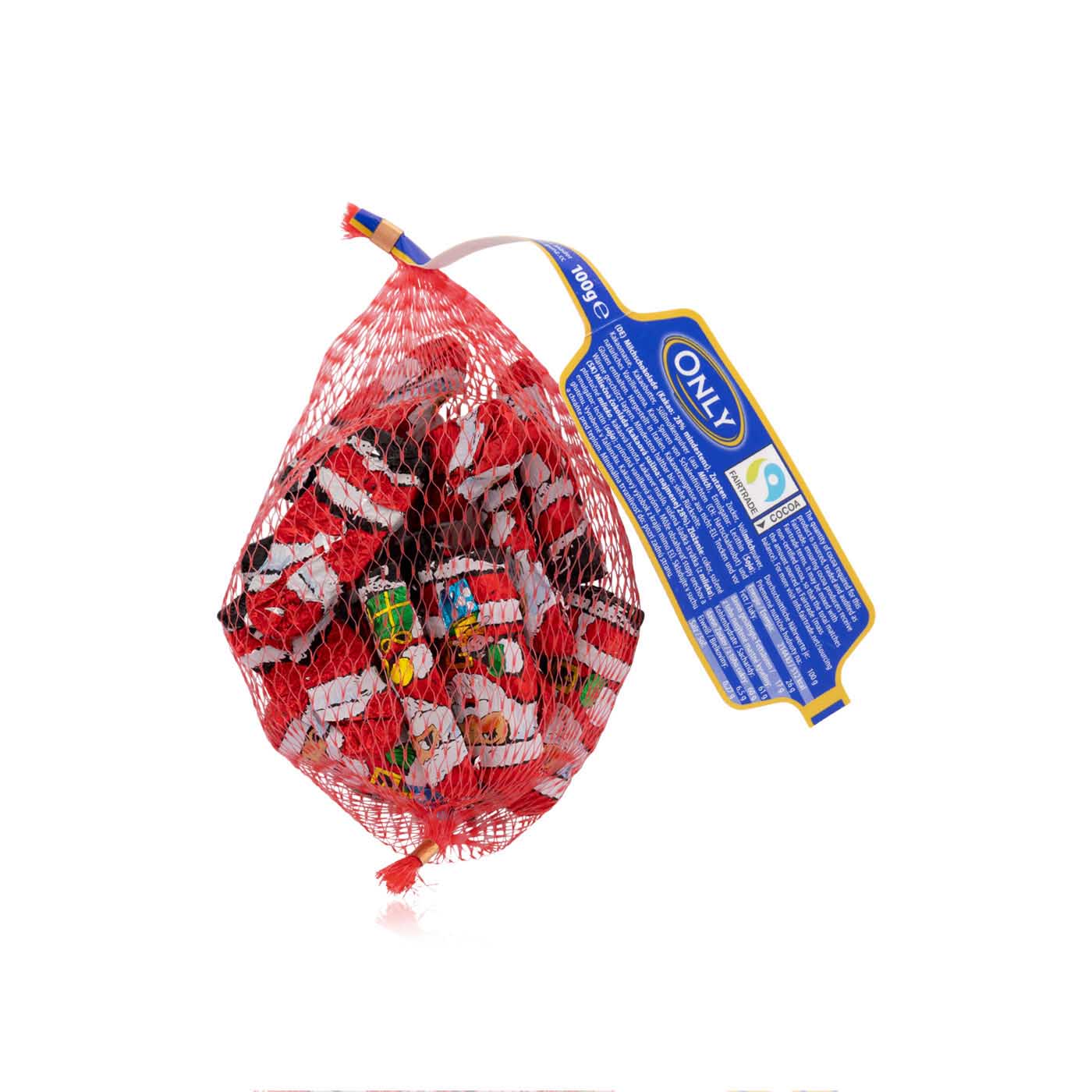 Only Milk Chocolate Santa Nets 100g
