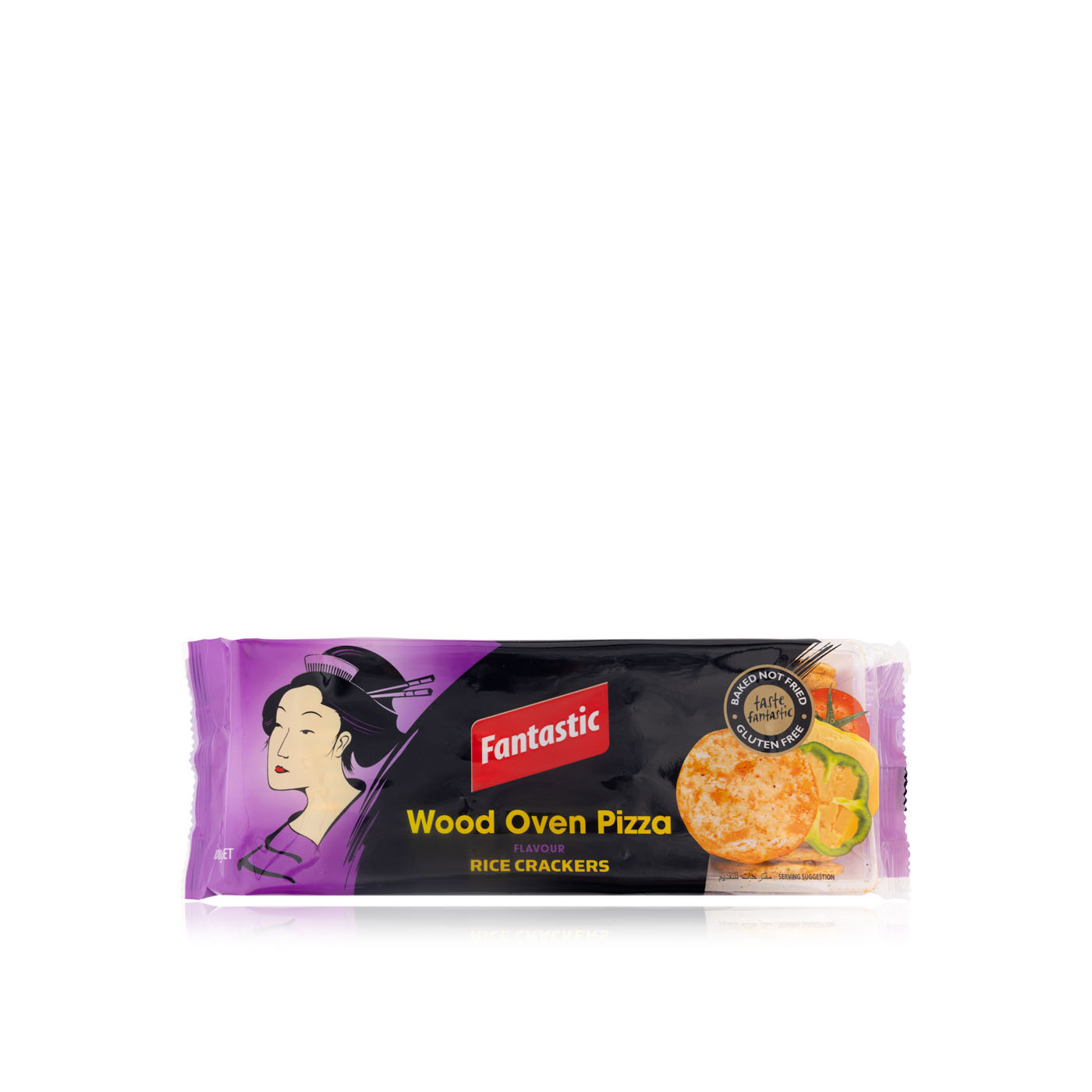 Fantastic Wood Oven Pizza Rice Crackers 100g