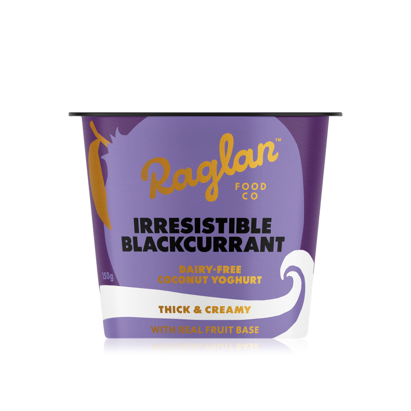 Raglan Irresistible Blackcurrant Dairy-Free Coconut Yoghurt 150g