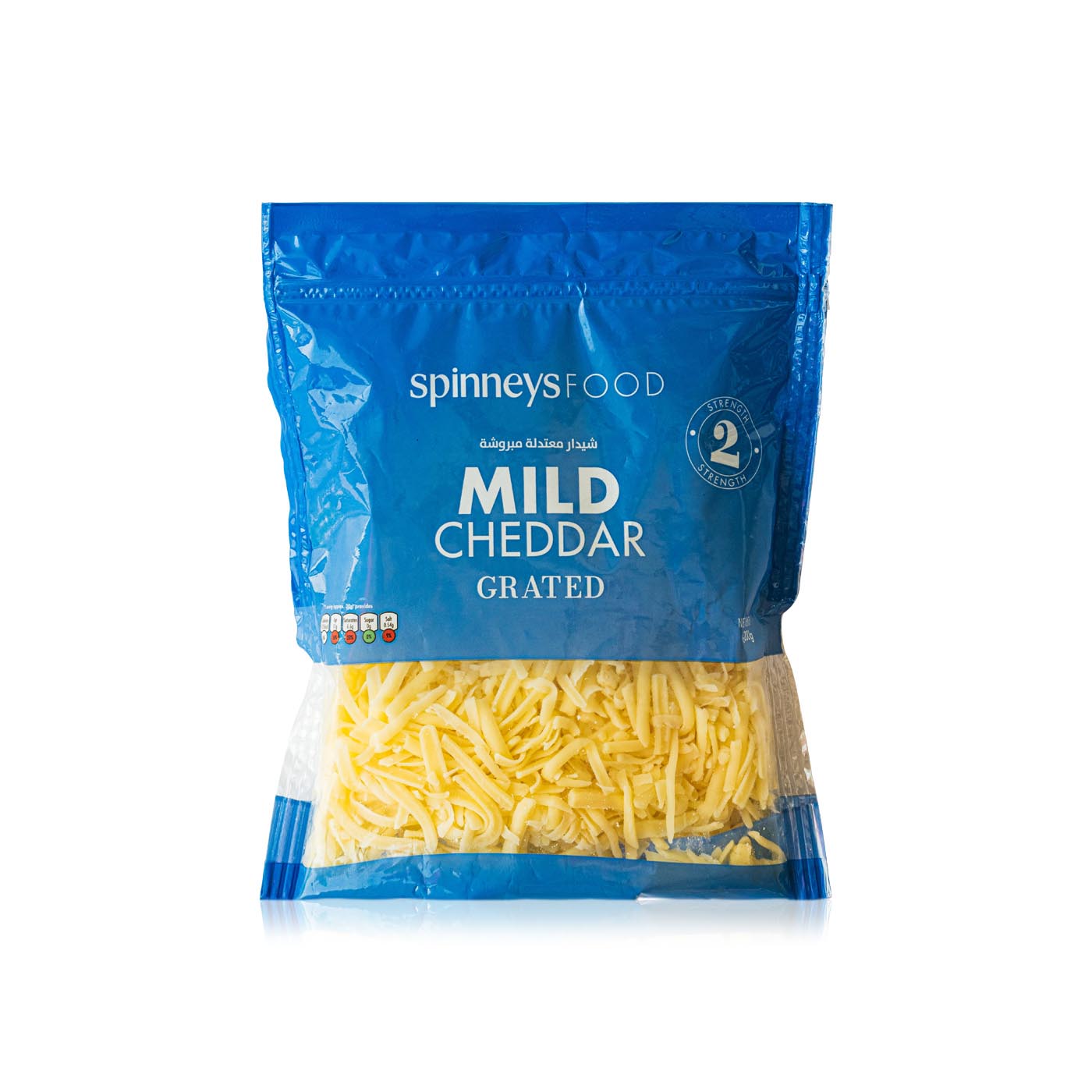 Spinneysfood Mild Cheddar Grated 200g