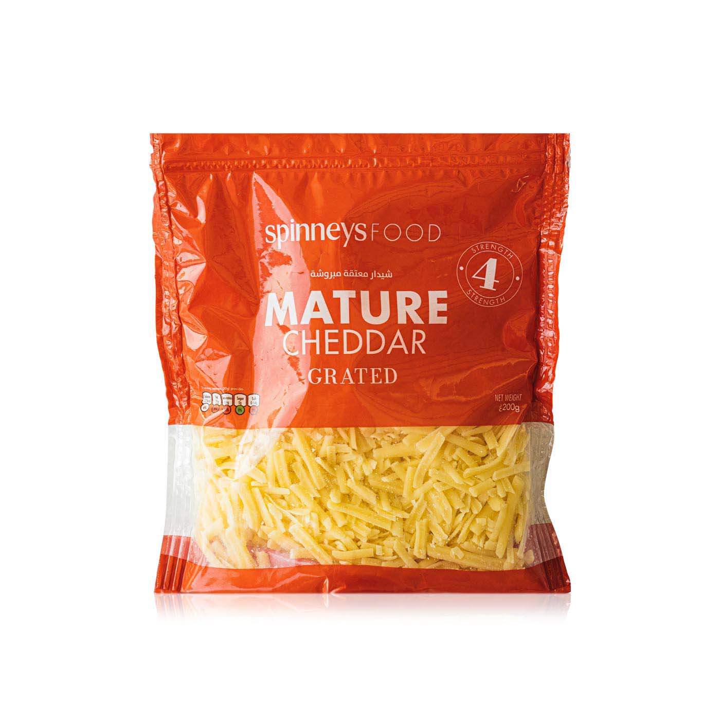 Spinneysfood Mature Cheddar Grated 200g