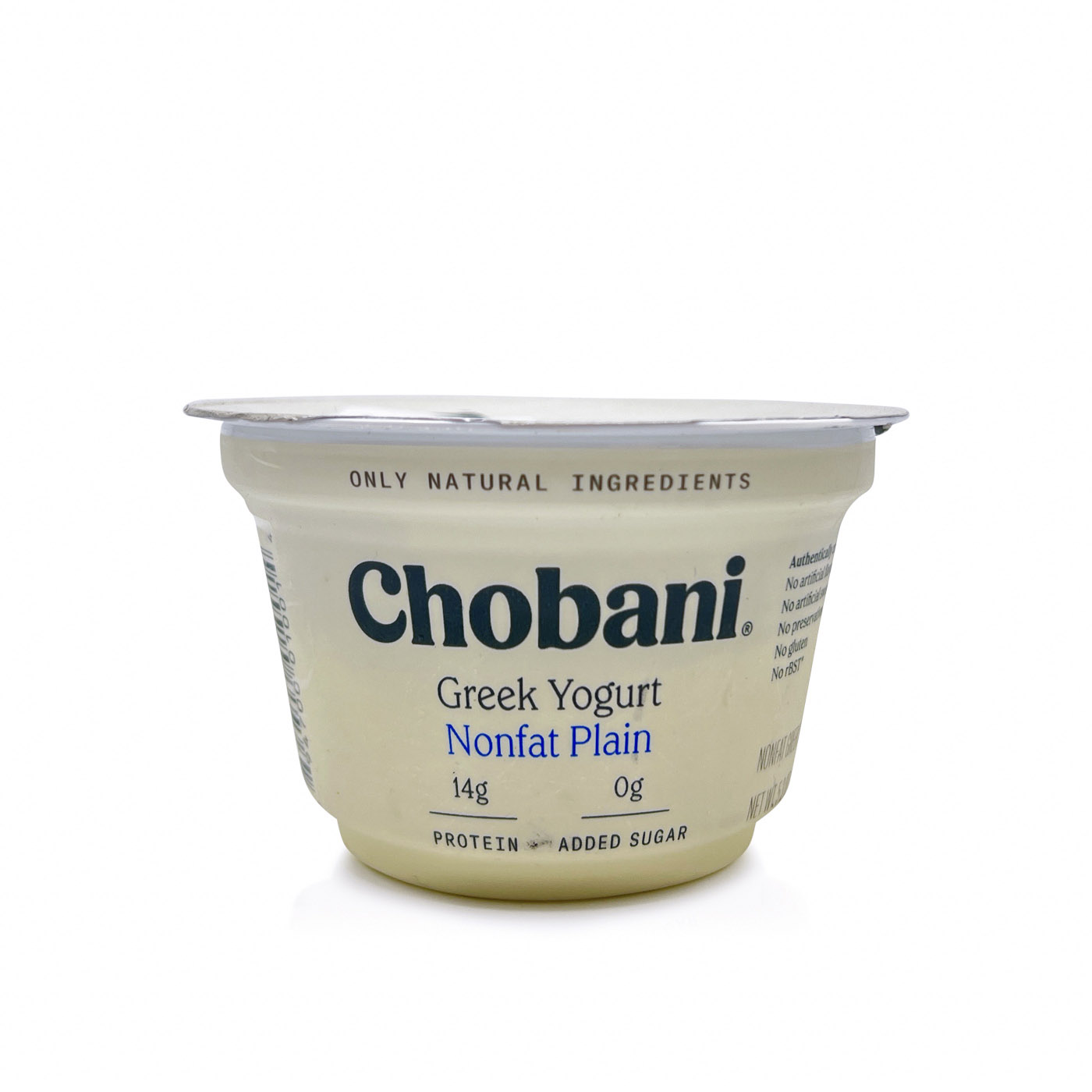 Chobani Nonfat Plain Greek Yoghurt 150g