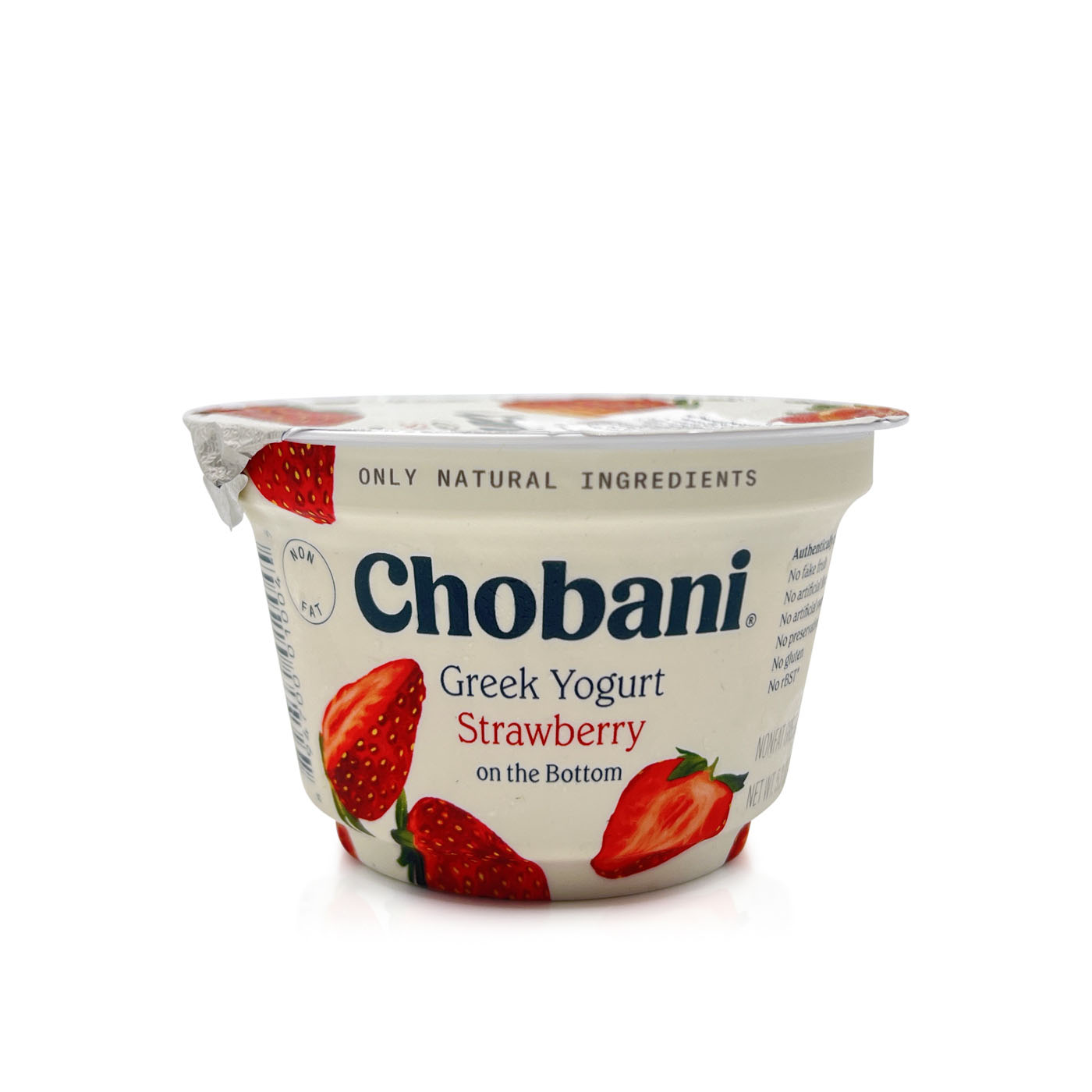 Chobani nonfat strawberry Greek yoghurt 150g Spinneys UAE