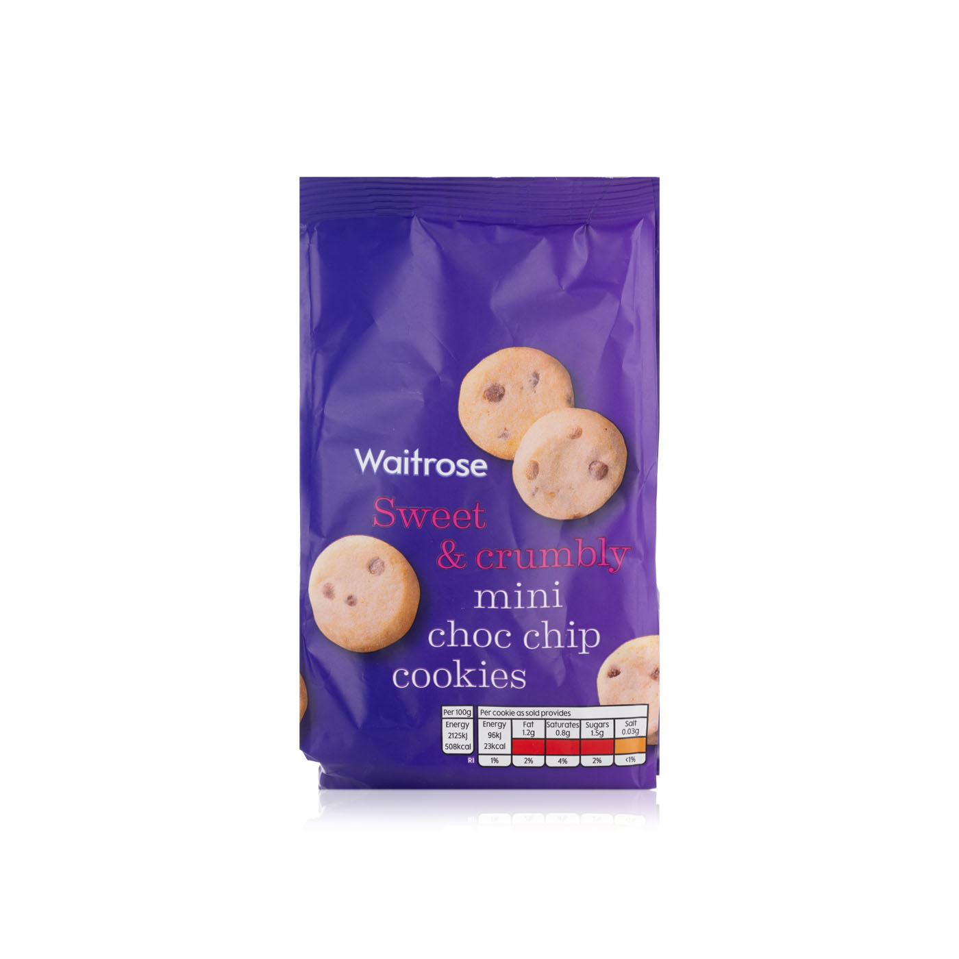 Waitrose mini choc chip cookies 100g Spinneys UAE