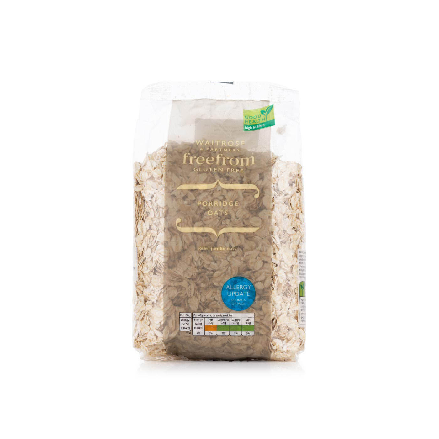 Waitrose Free From Gluten Porridge Oats 400g Spinneys UAE