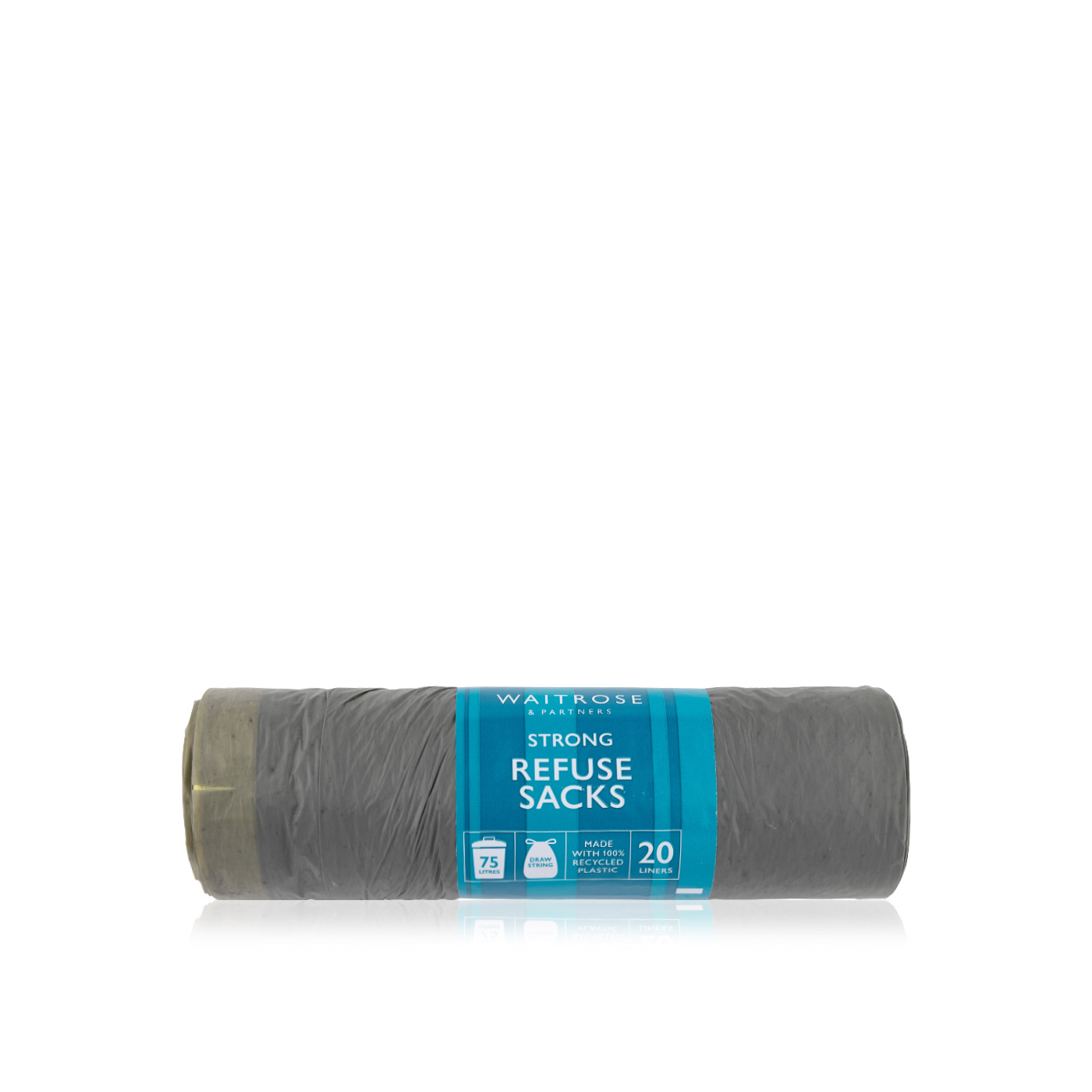 Waitrose Drawstring Refuse Bags 75 litre 20s
