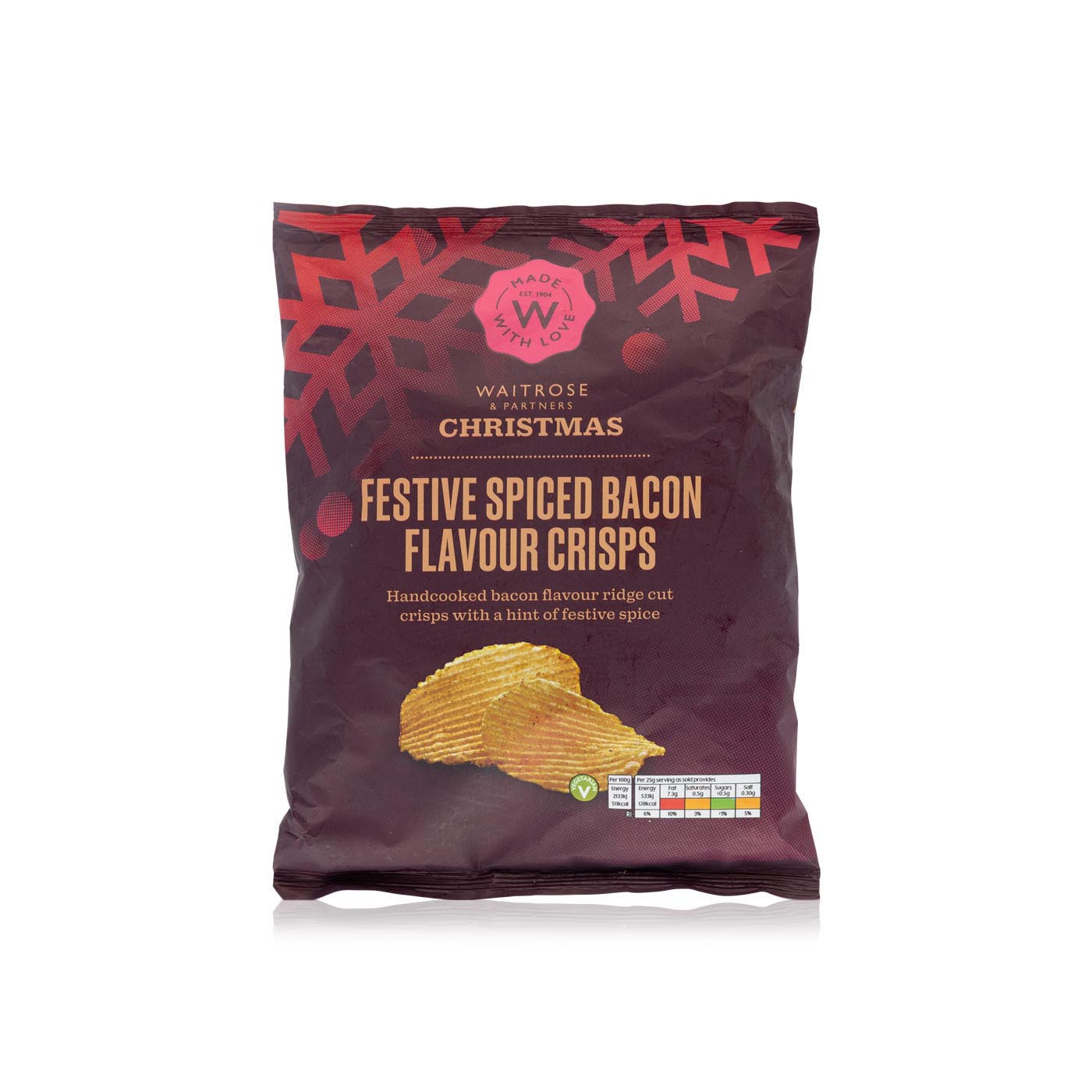 Waitrose Christmas Spiced Bacon Crisps 150g Spinneys UAE