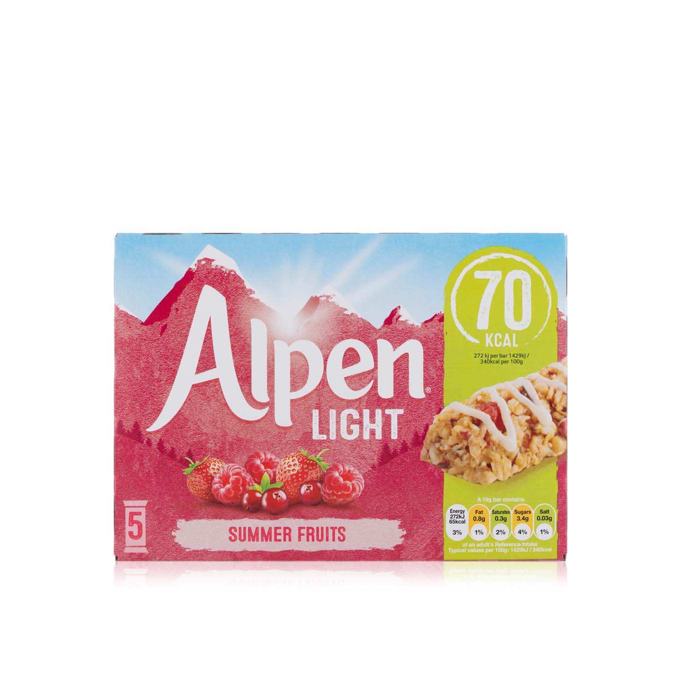 Alpen Light Summer Fruits Bar 19g