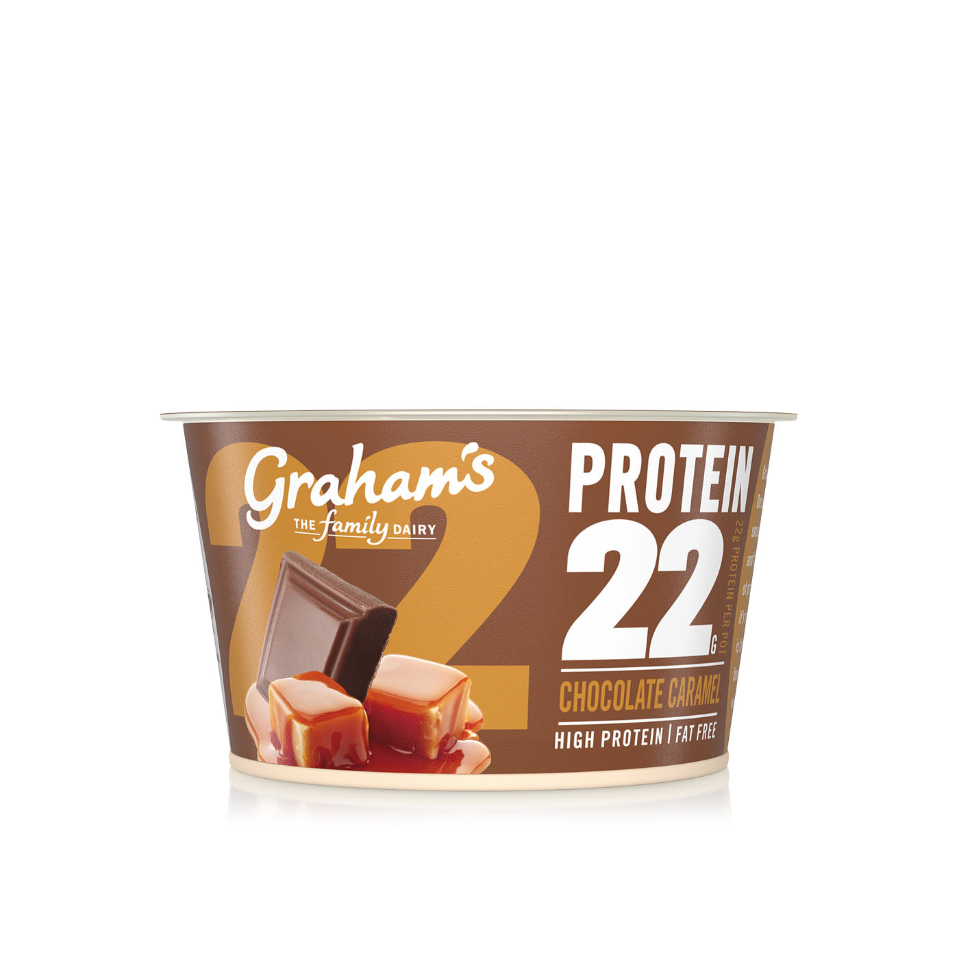 Graham's 22g Protein Chocolate Caramel Yoghurt Pot 200g
