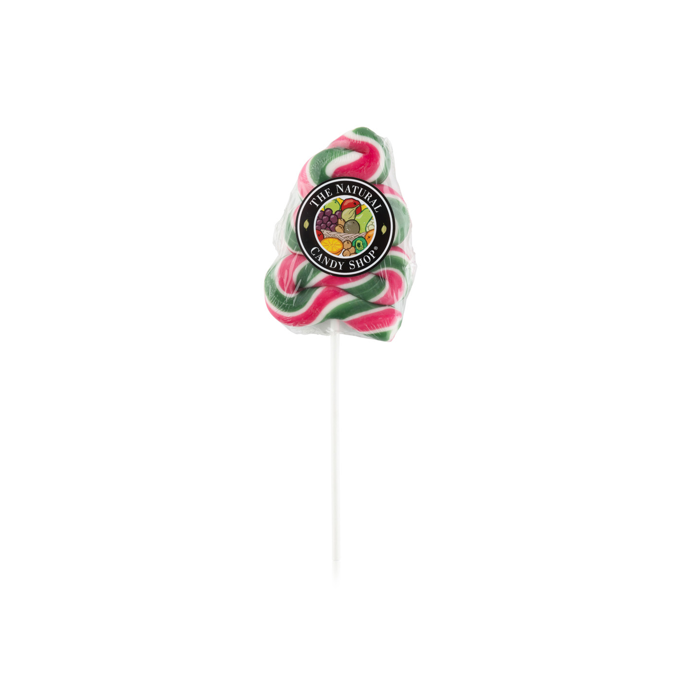 Natural Candy Shop Christmas Tree Swirl Lollipop 85g