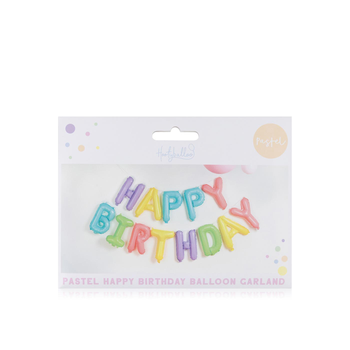 Hootyballoo Pastel Happy Birthday Balloon Garland