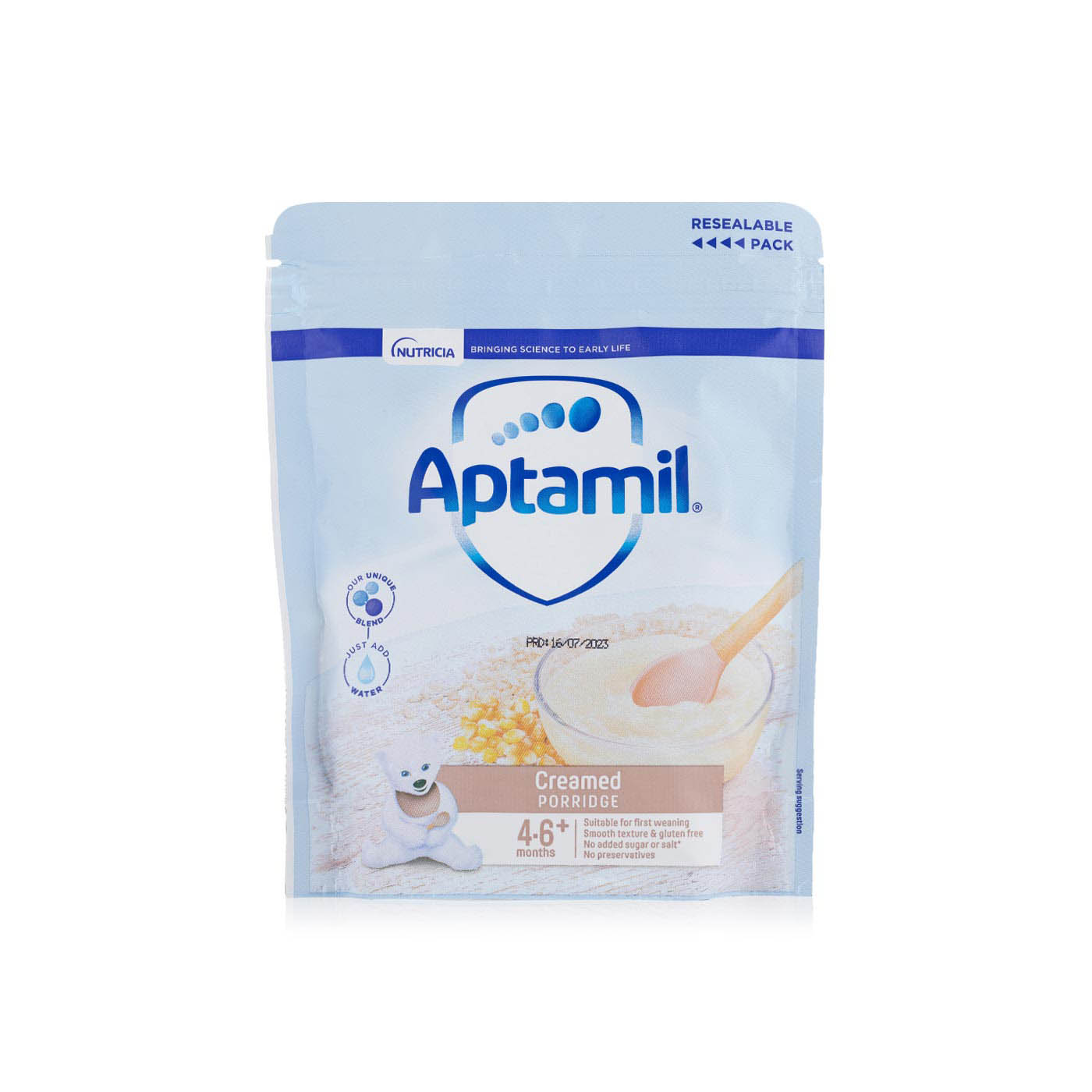 Aptamil Creamed Porridge Cereal 4 Months+ 125g