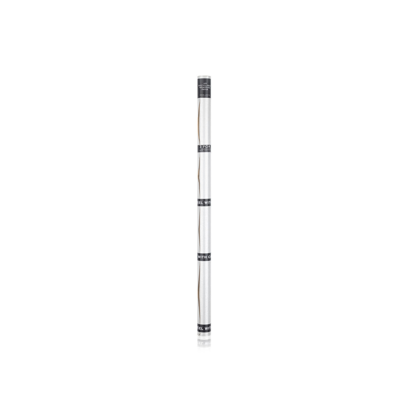 John Lewis Silver Wrapping Paper 4m