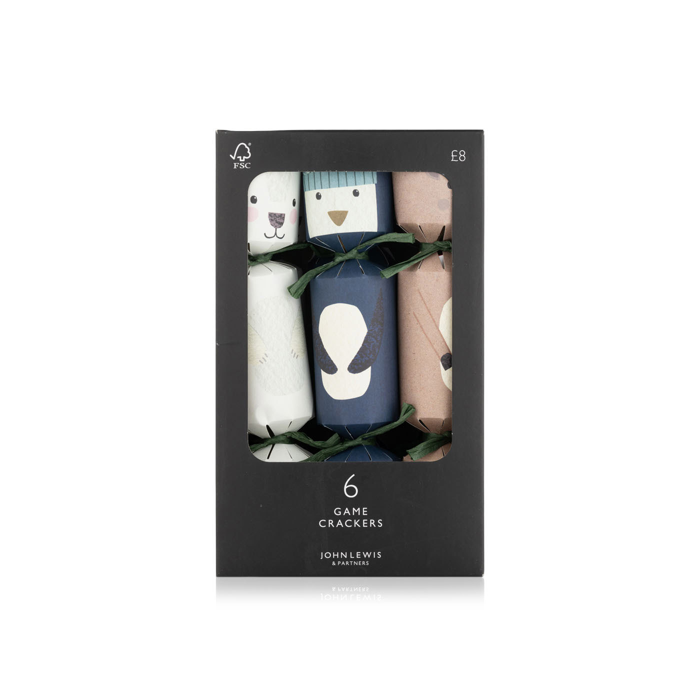 John Lewis Polar Planet Friends Game Crackers 6 Pack