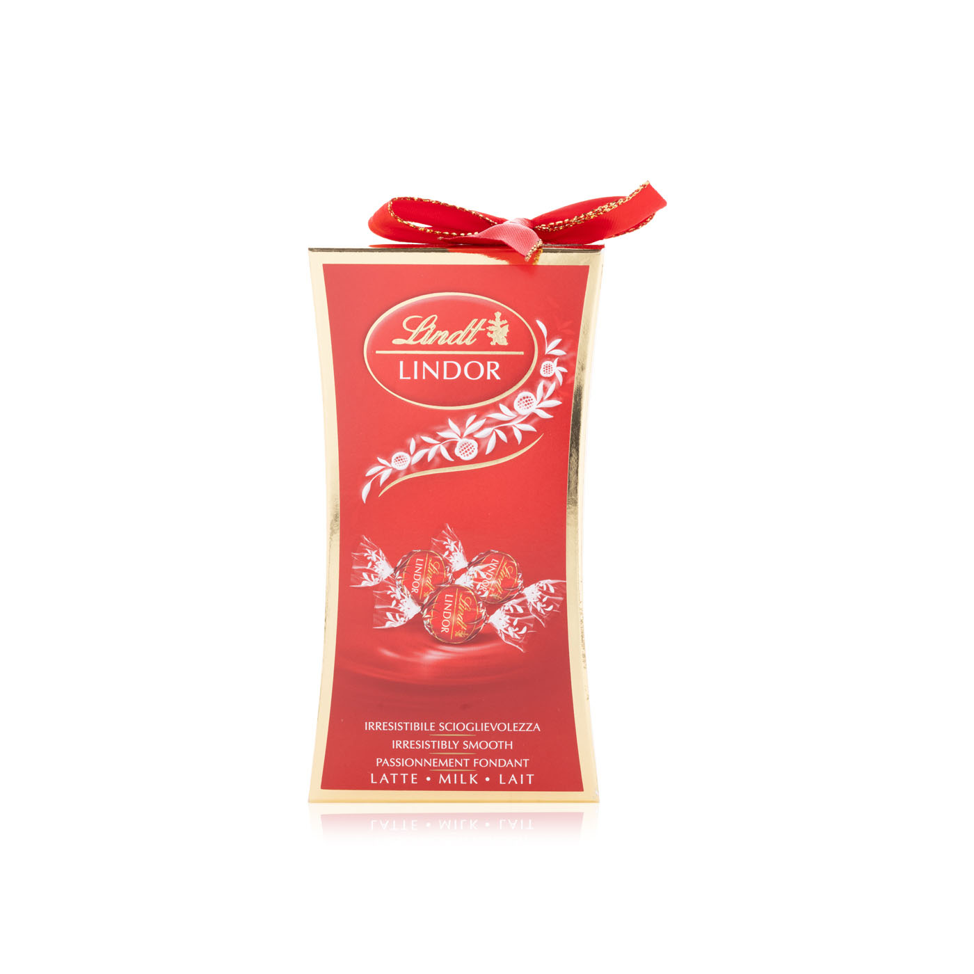 Lindt lindor milk chocolate truffles bow gift box 75g Spinneys UAE