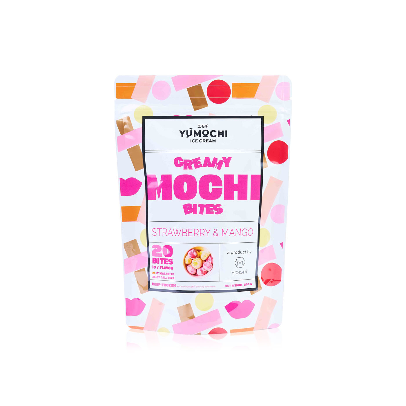 Yumochi Creamy Mochi Bites Strawberry And Mango 200g Spinneys Uae