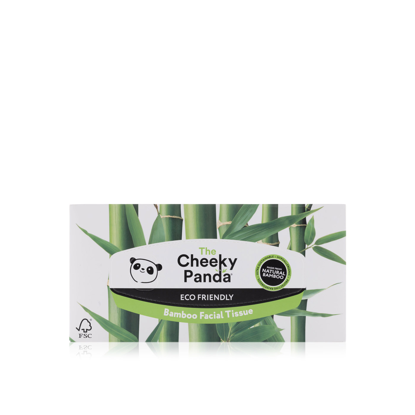 Cheeky Panda 3ply Facial Tissues 80 Sheets