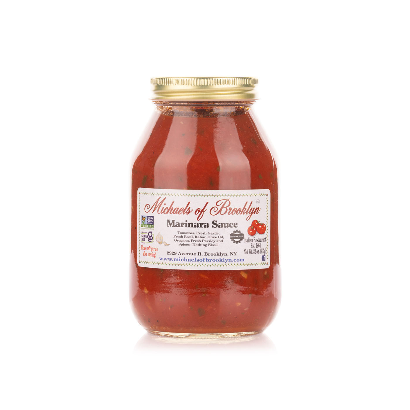 Michaels of Brooklyn Marinara Sauce 907g