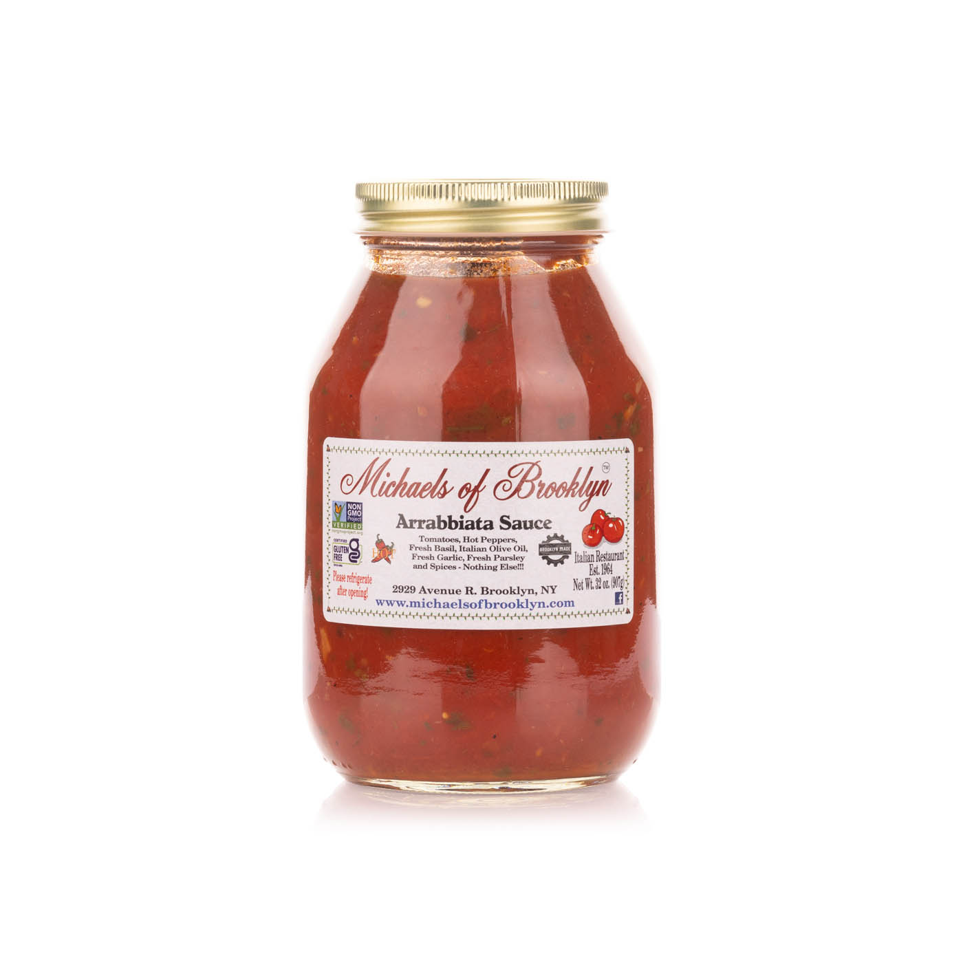 Michaels of Brooklyn Arrabbiata Sauce 907g