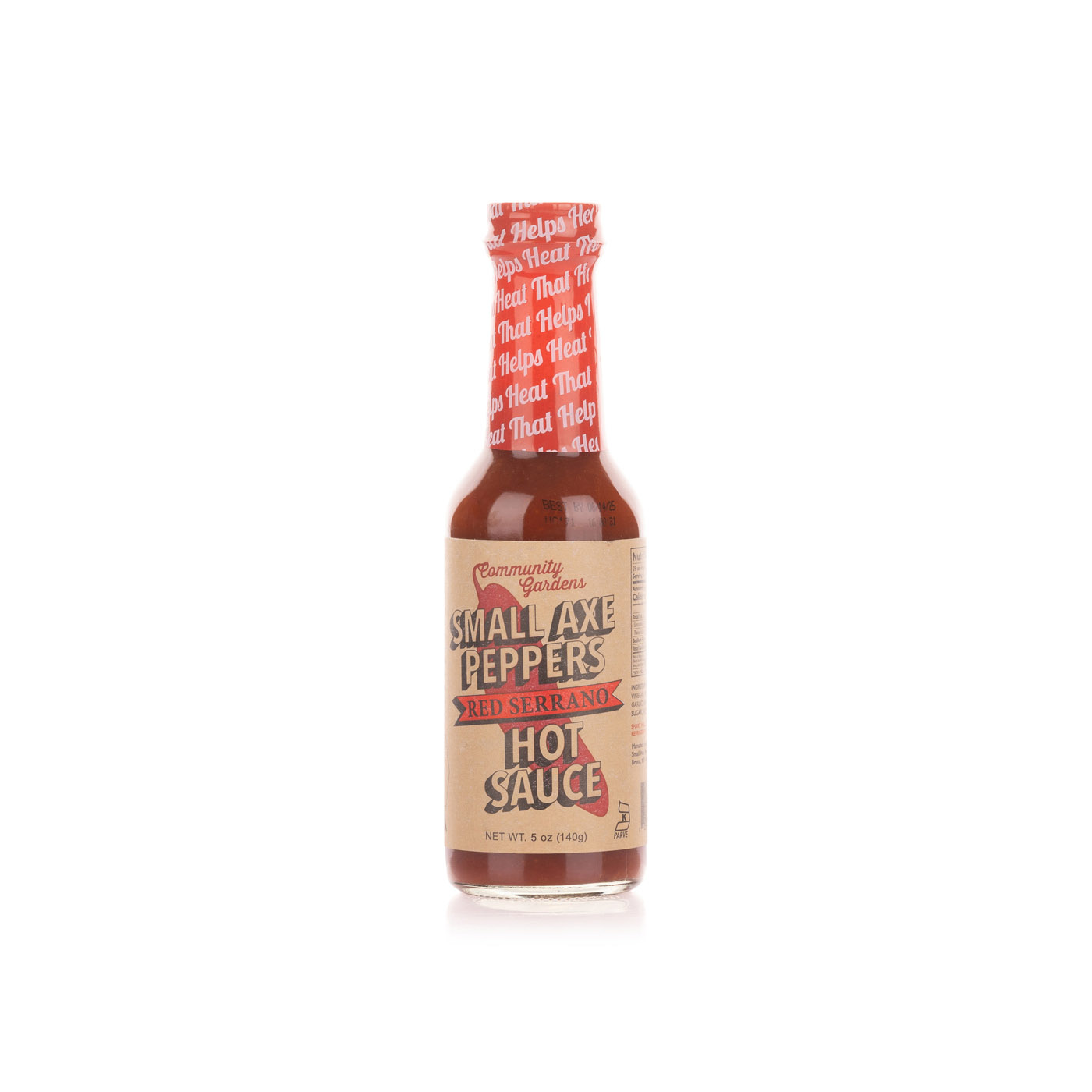 Small Axe Peppers Red Serrano Hot Sauce 140g