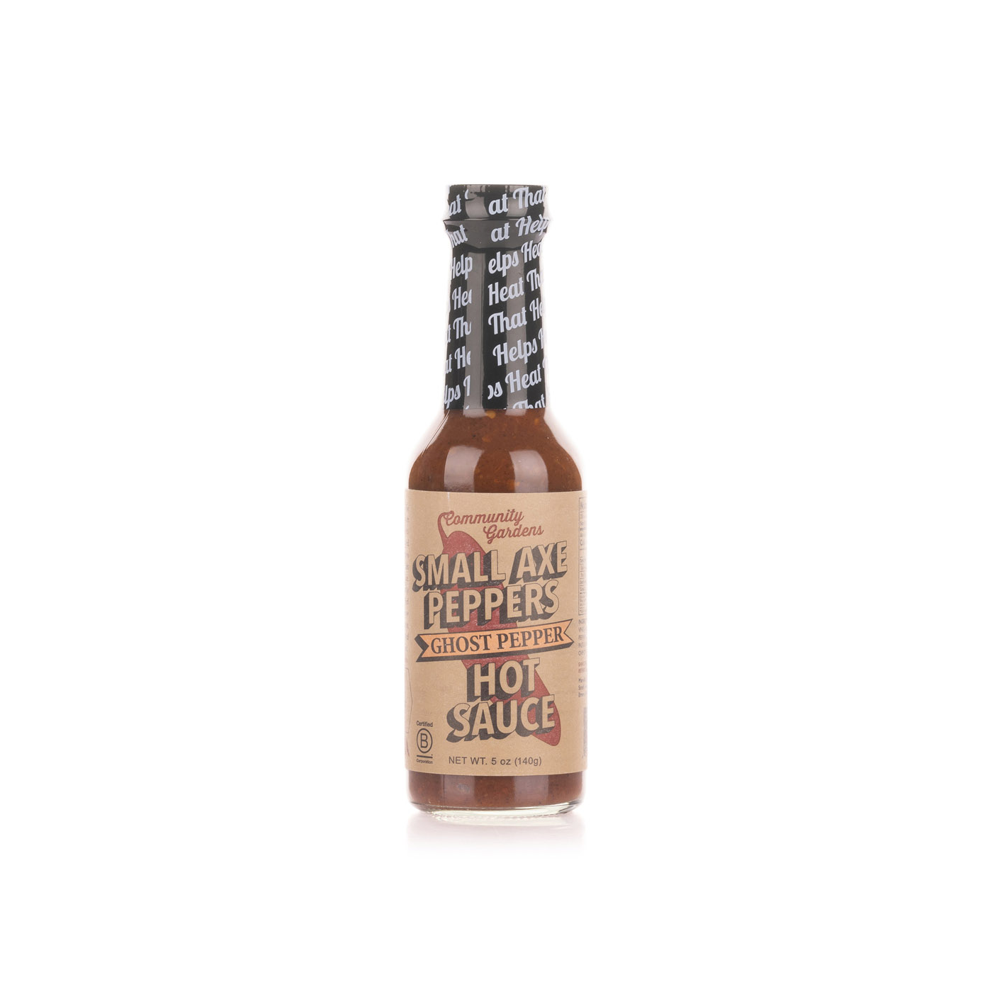 Small Axe Peppers Ghost Pepper Hot Sauce 140g