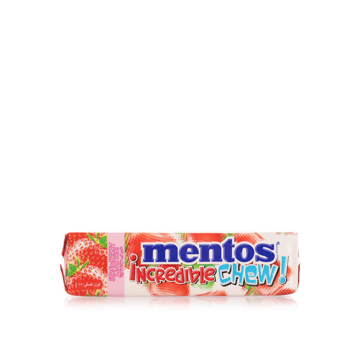 Mentos Incredible Chew Strawberry 45g