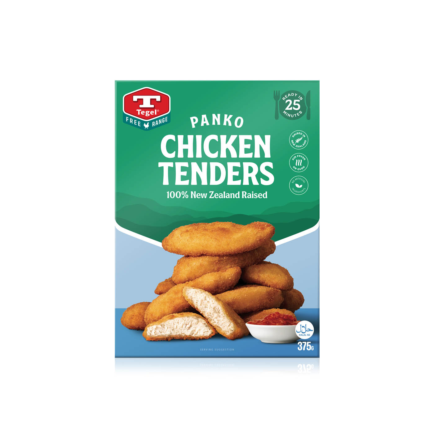 Tegel  Frozen  Free Range Panko Chicken Tenders 375G