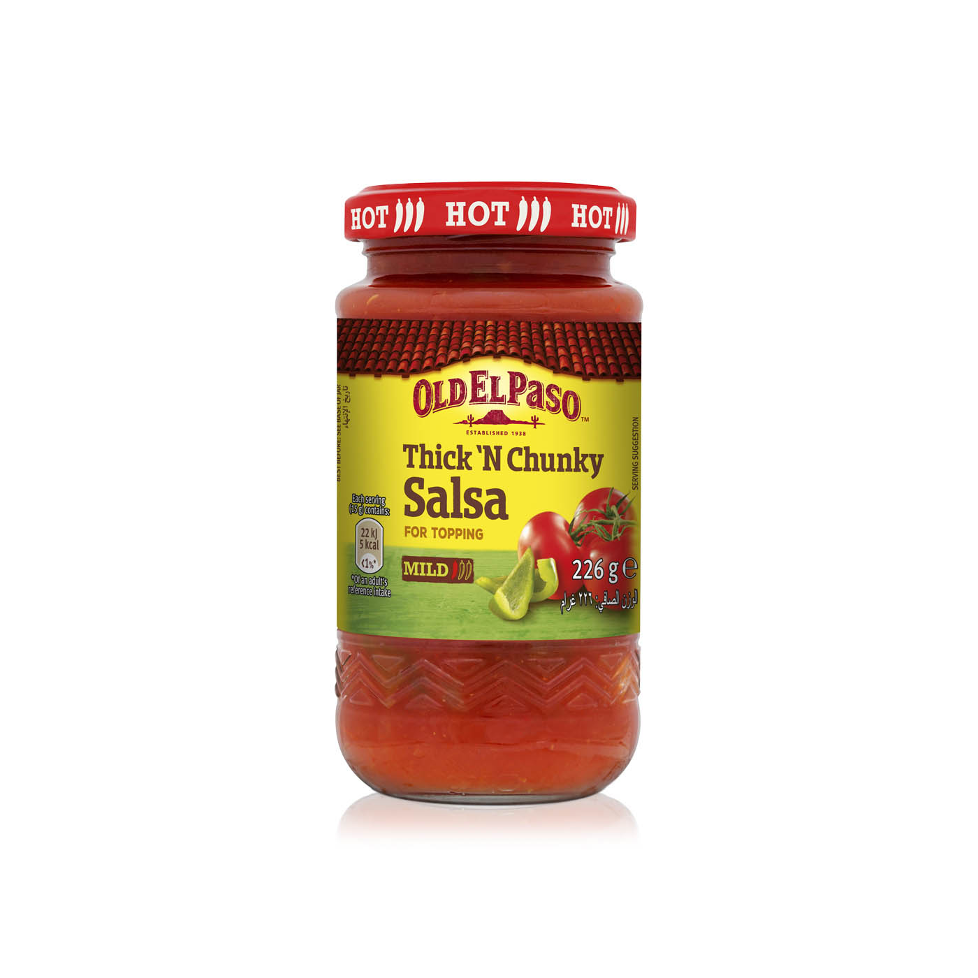 Old El Paso Thick 'n Chunky Mild Salsa for Topping 226g
