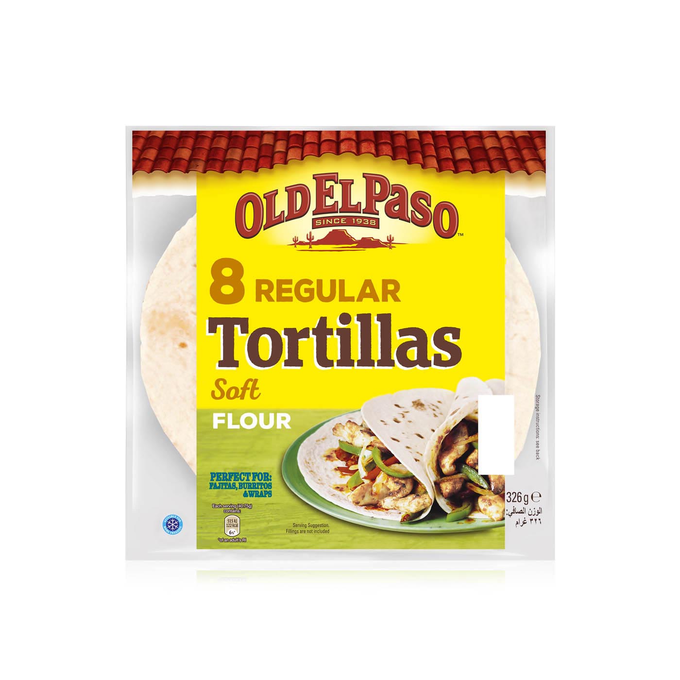 Old El Paso Regular Soft Flour Tortillas 8 Pack